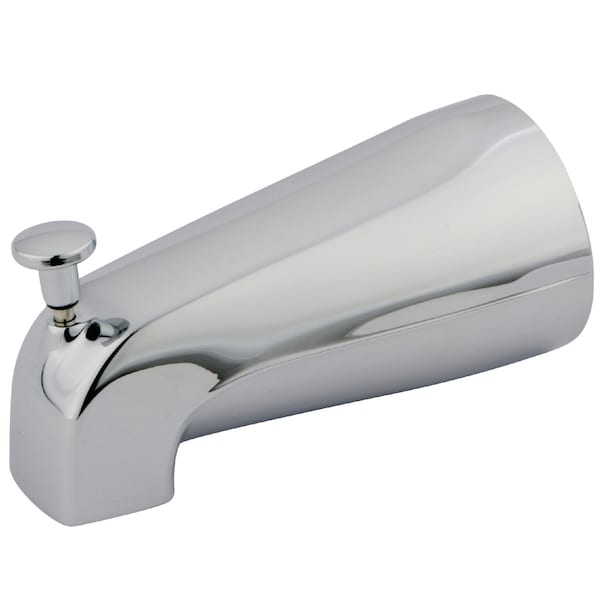 5-1/4" Zinc, Tub Spout W/ Diverter, Chrome